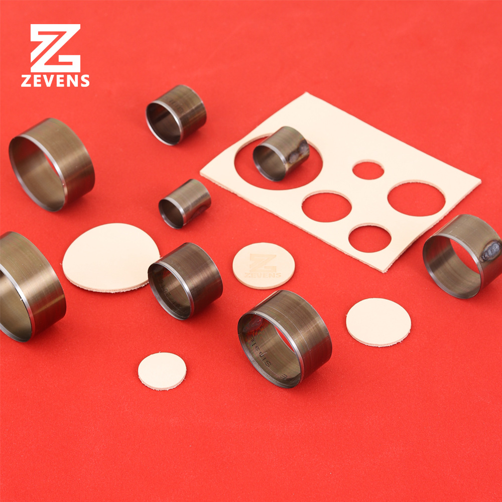 Circular cutting die for leather, circular blanking die, Japanese steel blade, hand-struck bell, flash edge, circular punch, size 8 full figure
