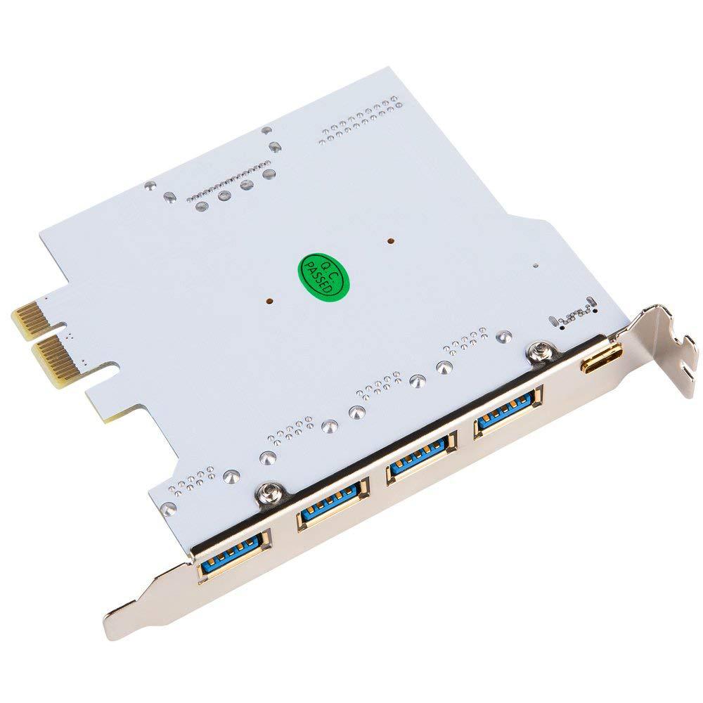 USB3.2 GEN1 Type-C Front adapter card, C-type, front 19-pin dual-core, 5Gbps Specification drawing