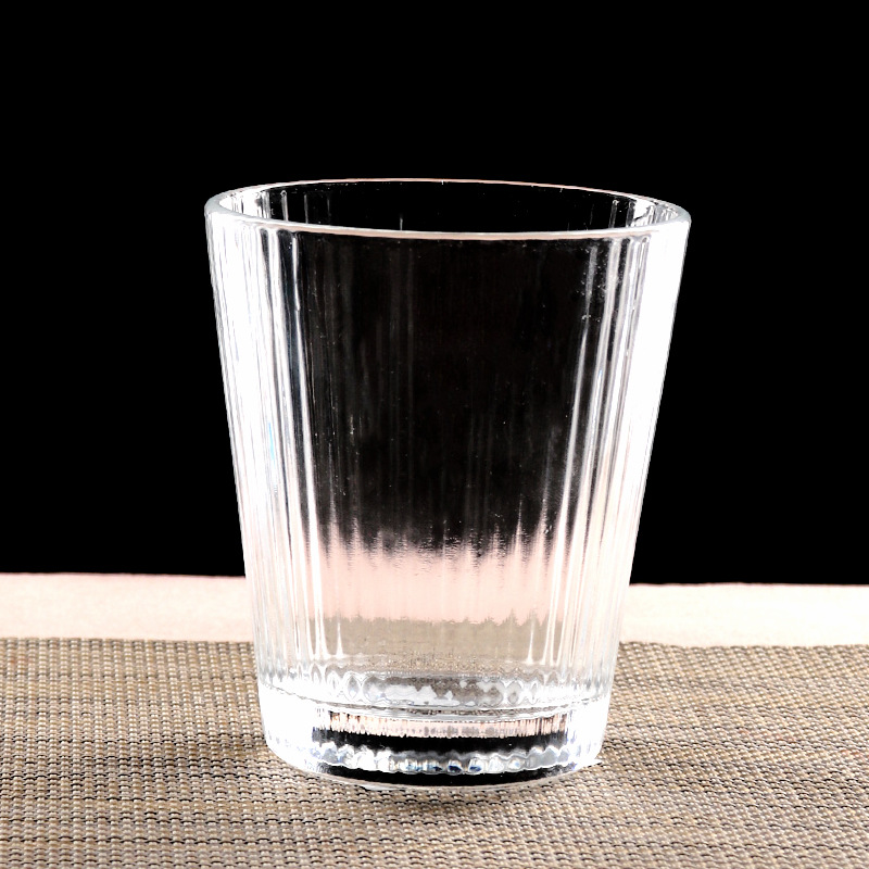 Creative Japanese-style hammer-patterned cups, high-temperature resistant large-capacity glass water cups, household transparent beer mugs, juice drink cups Application Scenario