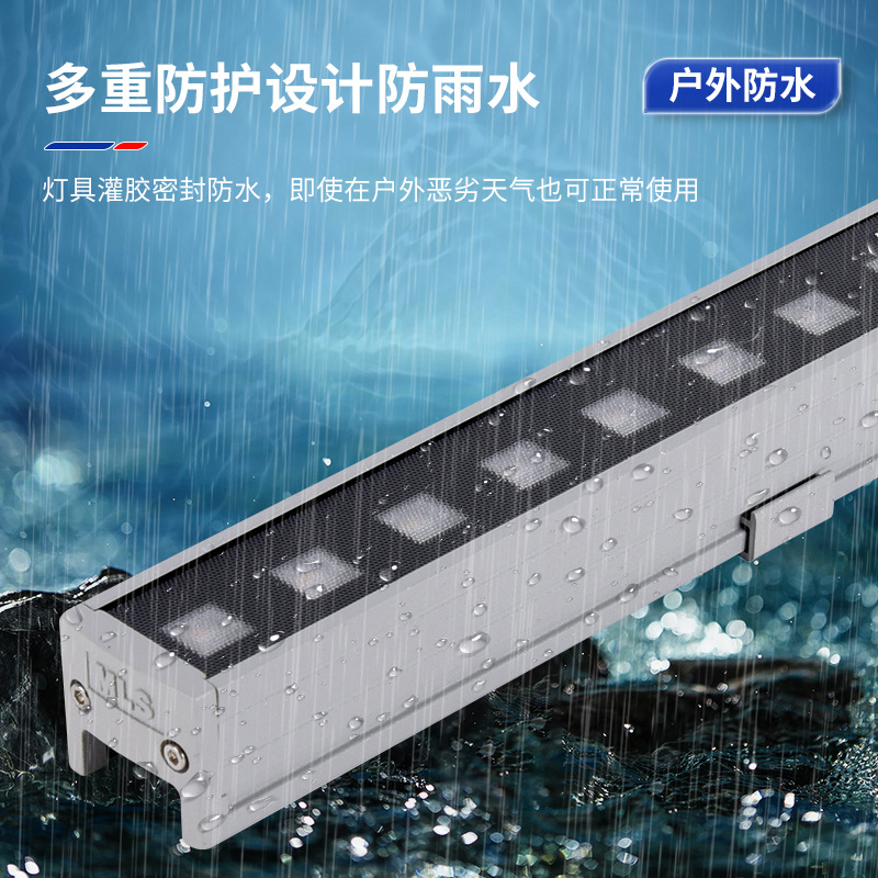 led strip lights for outdoor lighting projects, building, hotel, bridge, exterior wall contour lights, outdoor waterproof wall-washing lights Specification drawing