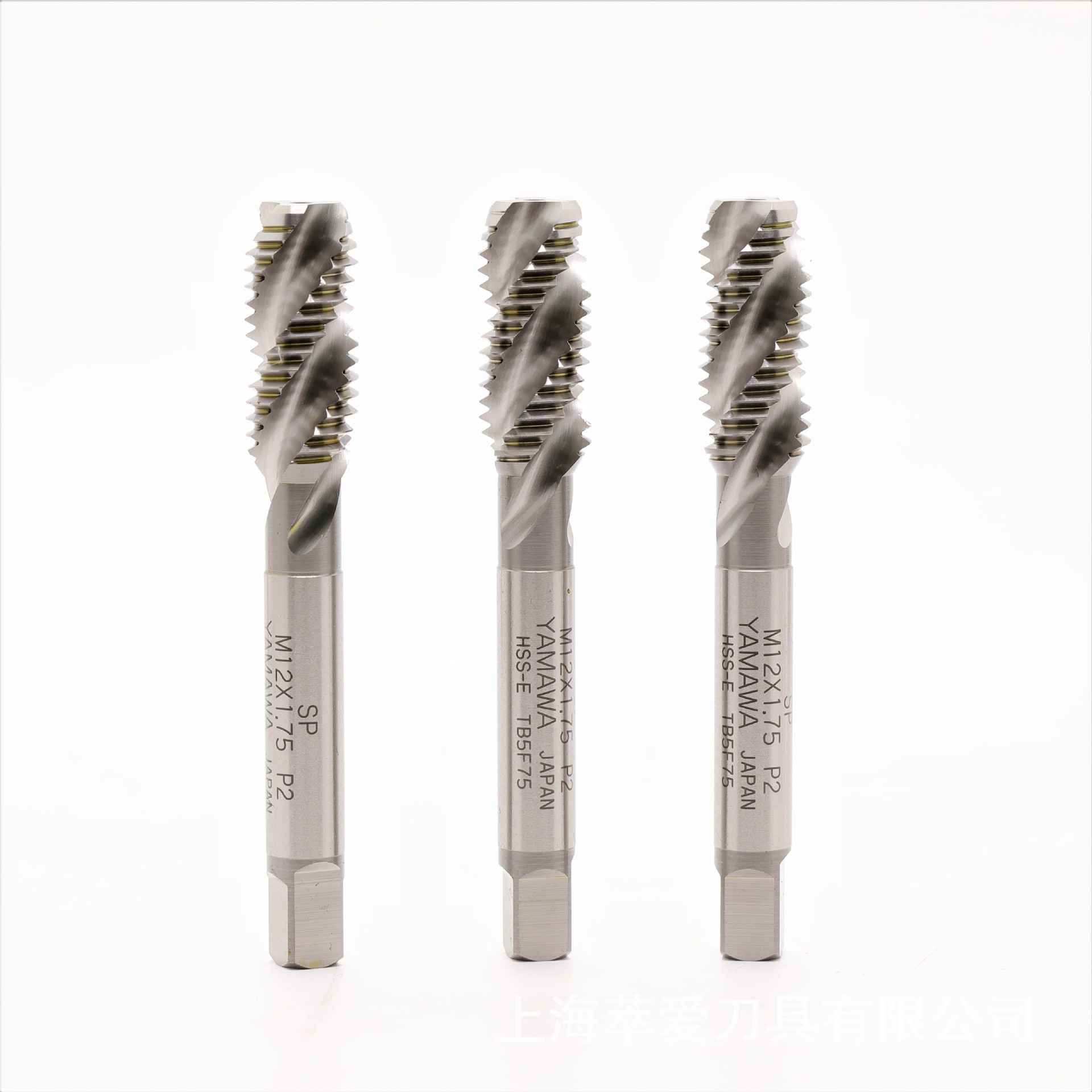 Japanese YAMAWA aluminum alloy spiral tap AL+SP M5X0.8 Yamawa copper-zinc-aluminum alloy special tap Specification drawing