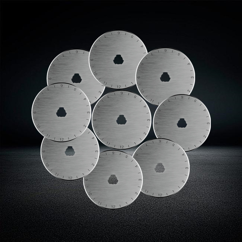 Factory direct sales of 45mm kembossing knife, fabric cutting knife, fabric splicing wheel knife, rotary cutting knife, fabric cutting and trimming circular roller knife Application Scenario