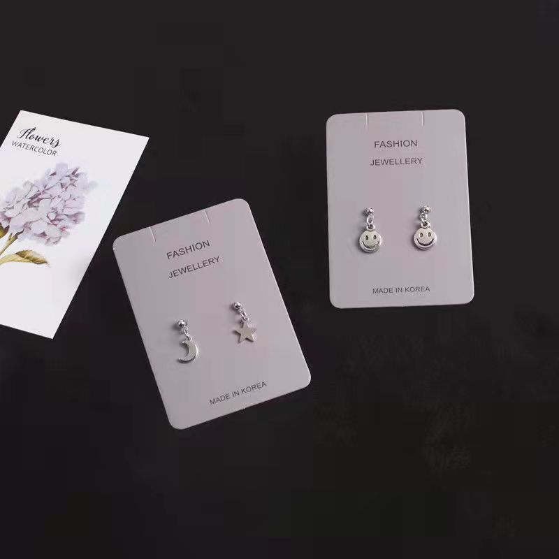 "Star Moon Silver Needle Earrings and Earrings 2025 New trendy autumn and winter style, popular Korean women's stud earrings and earrings. full figure