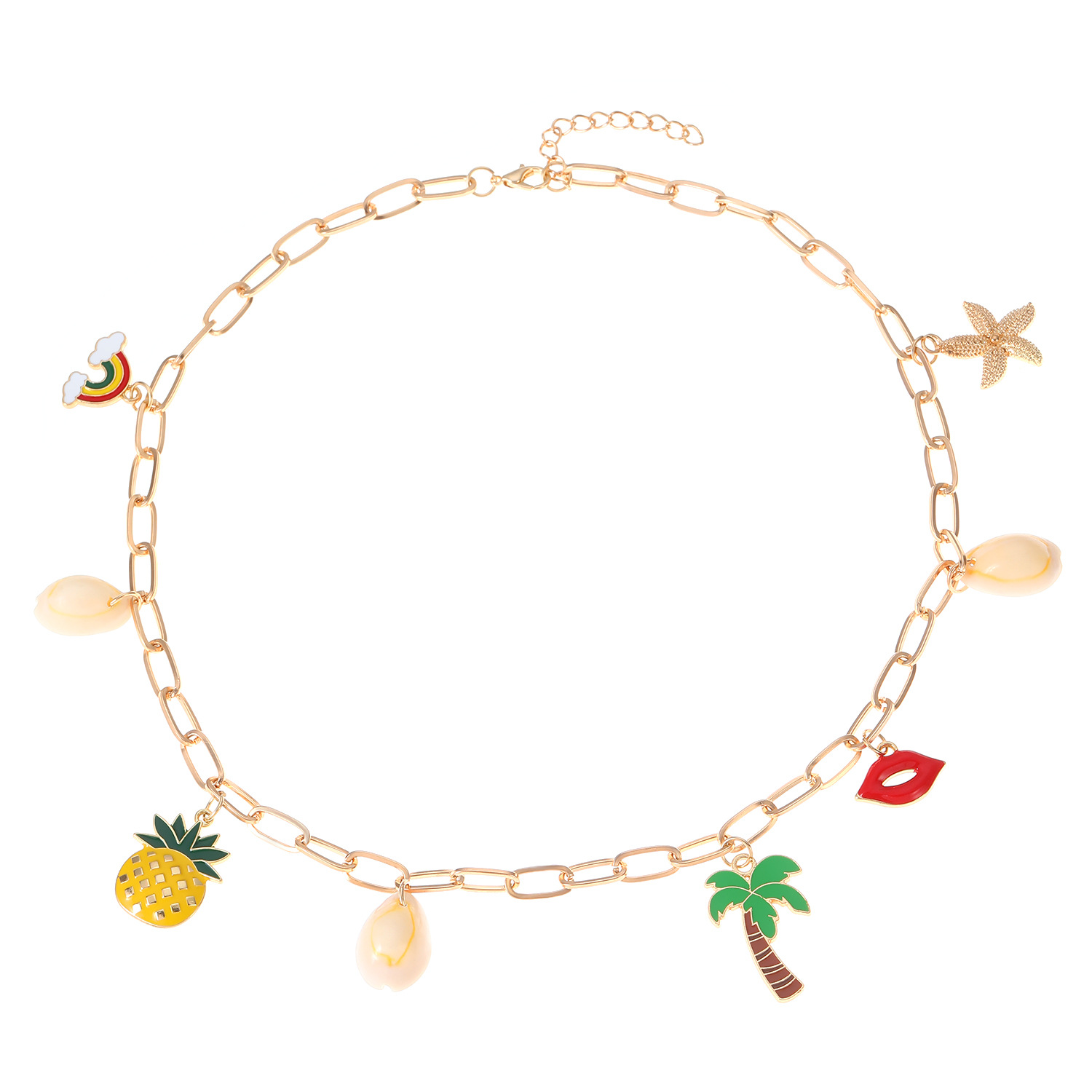 European and American cross-border Bohemian ocean vacation style starfish shell heavy industry necklace accessory for women necklace bracelet Item Picture