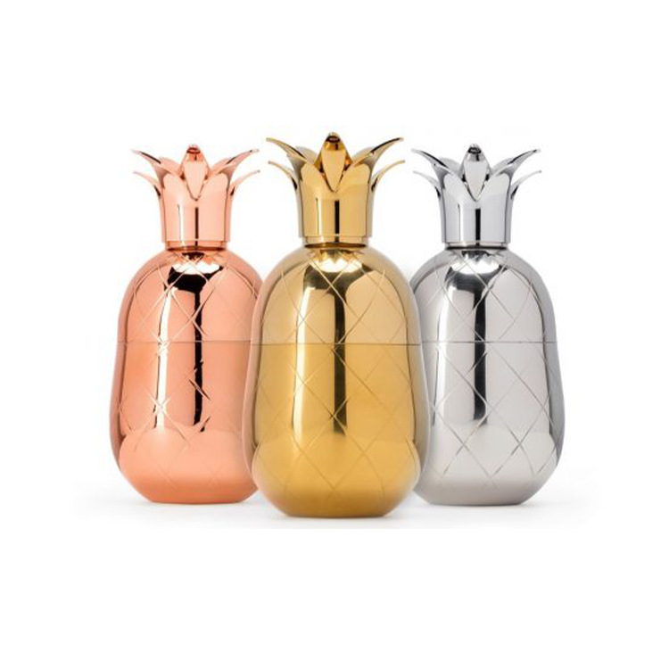 Stainless steel creative pineapple cocktail shaker 500ml bar cocktail shaker Item Picture