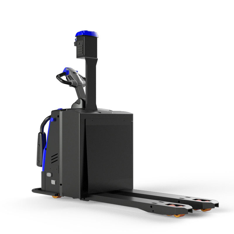 Laser latent lifting type stacker loading and unloading pallet AGV unmanned forklift long-distance pedal automatic transport vehicle details Picture
