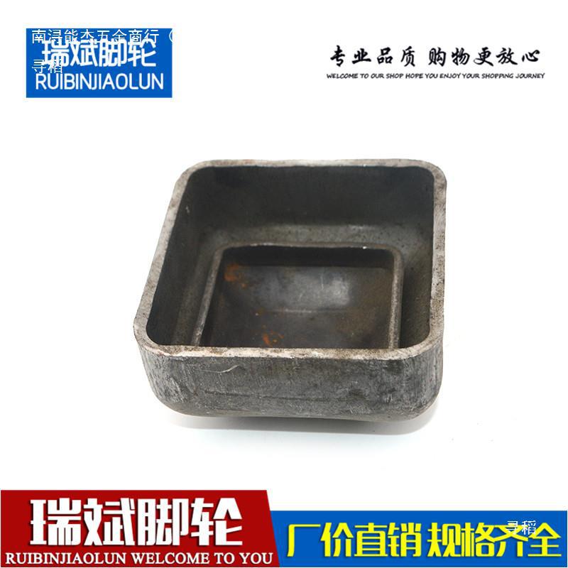 Stacking foot corner bowl cap head, iron box bottom foot shelf, 40 square tube stacking frame, stamping hardware base foot bowl Application Scenario