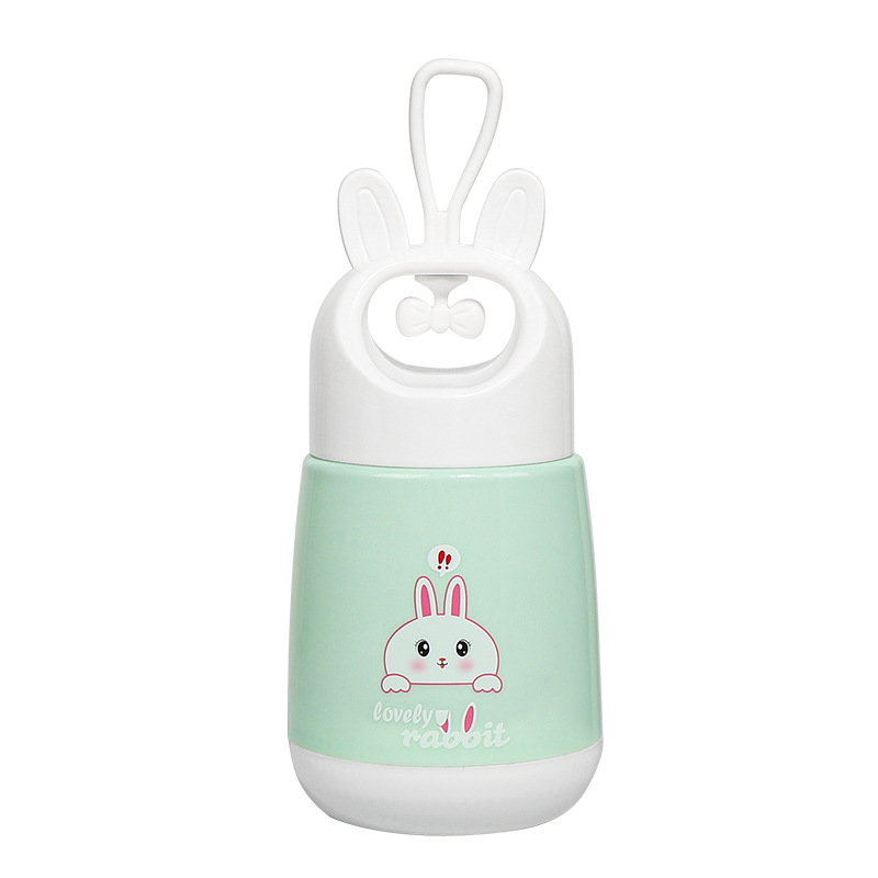 Cartoon children's water cup event advertisement logo cup Straw cup opening small gift printed 380ml glass cup Item Picture