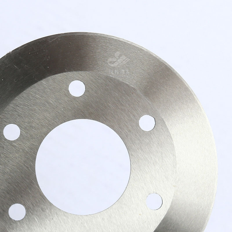 Slitting machine, meat slicer, round blade, high-speed steel tape, film slitting and strapping machine, round blade, stainless steel round blade details Picture