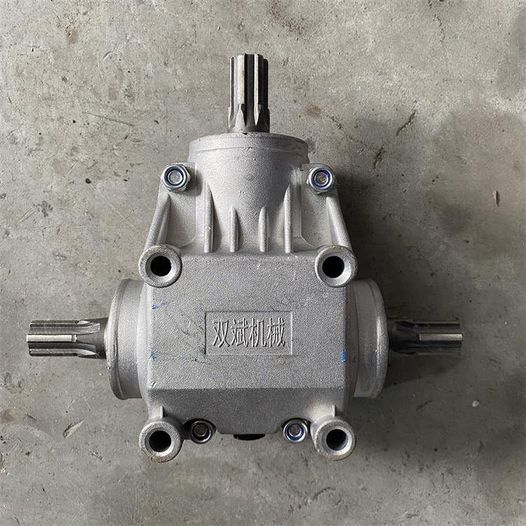 T-type and L-type 90-degree right-angle box reduction gearboxes with a speed ratio of 1:1, gear module of 4, arc-shaped tooth cross reversing box undefined