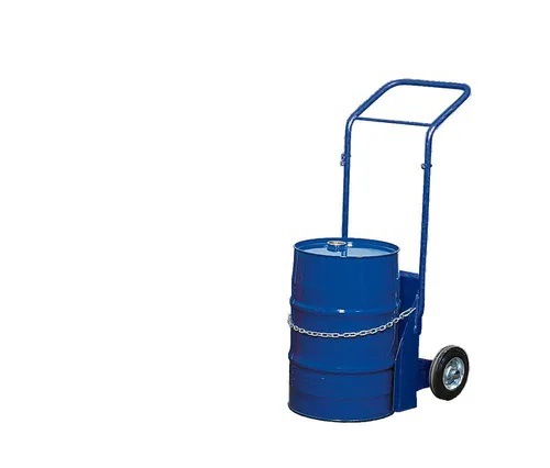 DENIOS steel gas cylinder trolley, laboratory liquefied gas cylinder transporter, plastic steel cylinder and gas cylinder hand-pulled trolley undefined