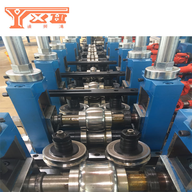 The fully automatic square pipe forming machine, galvanized square pipe machine, round pipe, square pipe and high-frequency welded pipe unit have a high output Item Picture