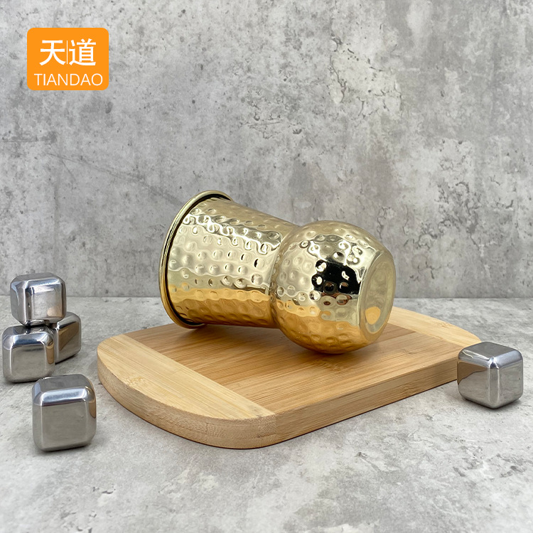 Stainless steel beer mugs, Indian cocktail cups, copper-plated metal Moscow mule cups, juice drink cups with a metallic feel Application Scenario