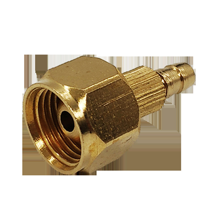 Water-cooled welding gun copper joint accessories, argon arc welding gun M10, M12, M16 water pipe and air pipe water and gas nut joint Item Picture