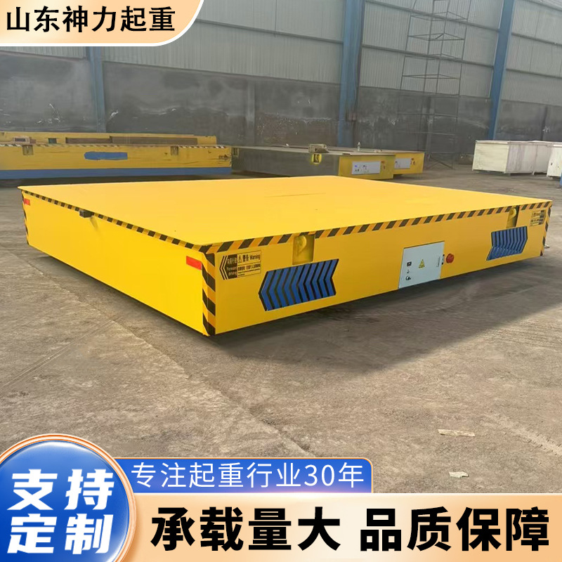 Electric flatbed car factory workshop handling flatbed car 5/10/20-ton battery-powered intelligent universal trackless flatbed car details Picture