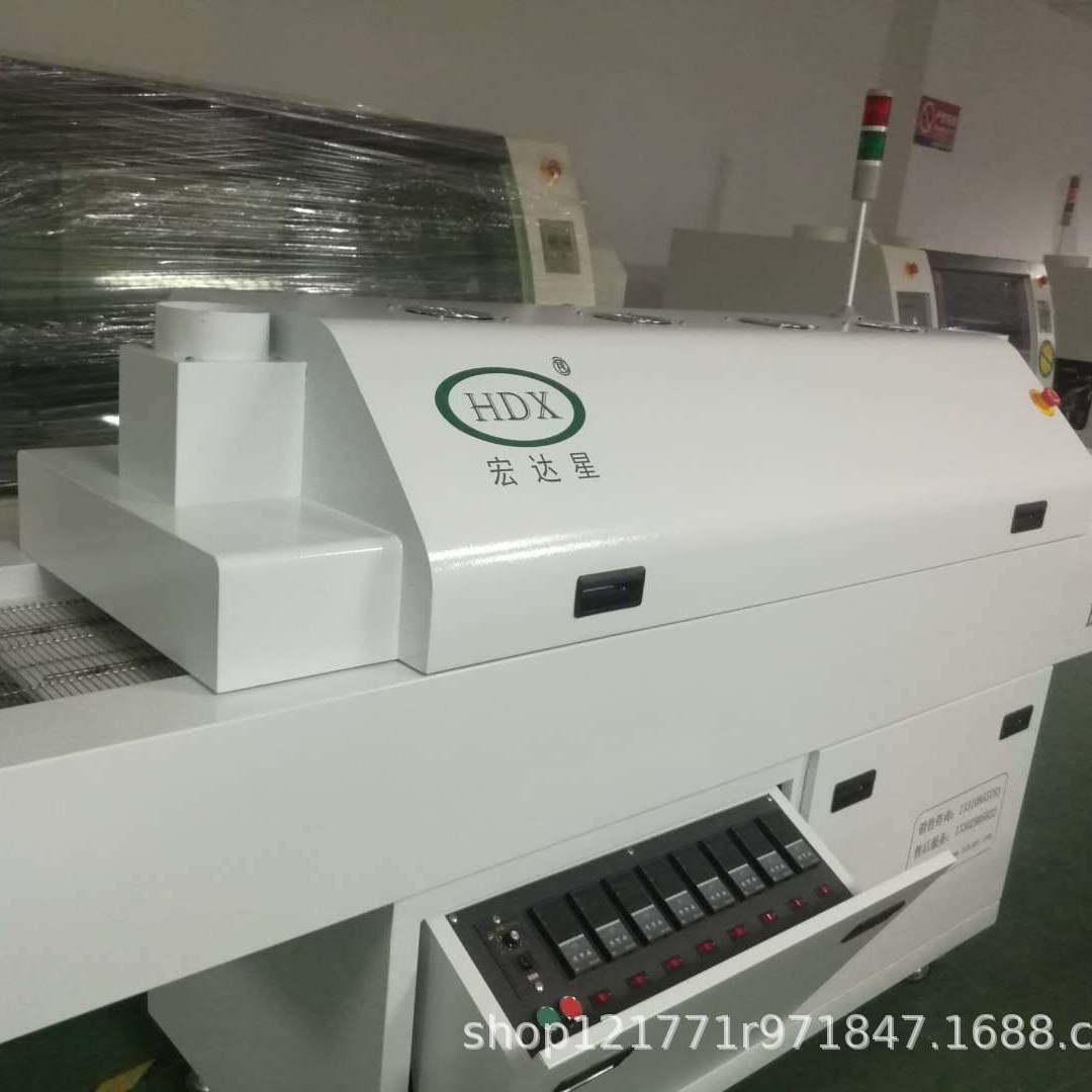 Supply small eight-zone reflow soldering, up and down four, elevator source factory for chip removal and PCB board mounting Item Picture