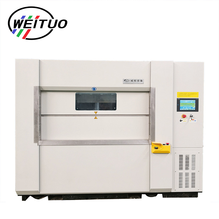 The Weituo VW900H linear vibration friction welding machine is used to weld toilet seats full figure