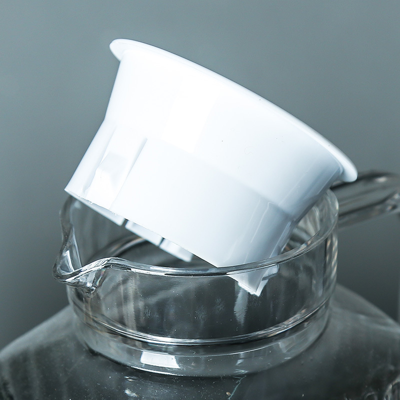 Plastic lid accessories for cold water kettle, 304 stainless steel kettle lid with filter stripes, kettle lid Application Scenario