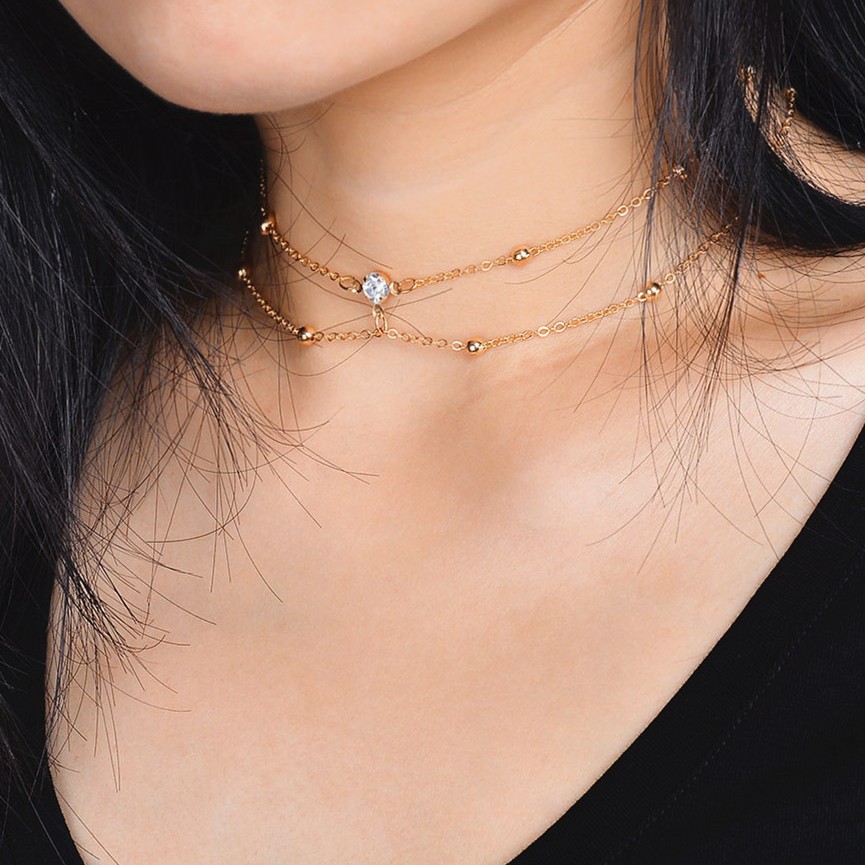 European and American sexy and exaggerated beach casual body clothing, chain, necklace, sparkling diamond pendant, tassel necklace, chest chain D0254 Specification drawing