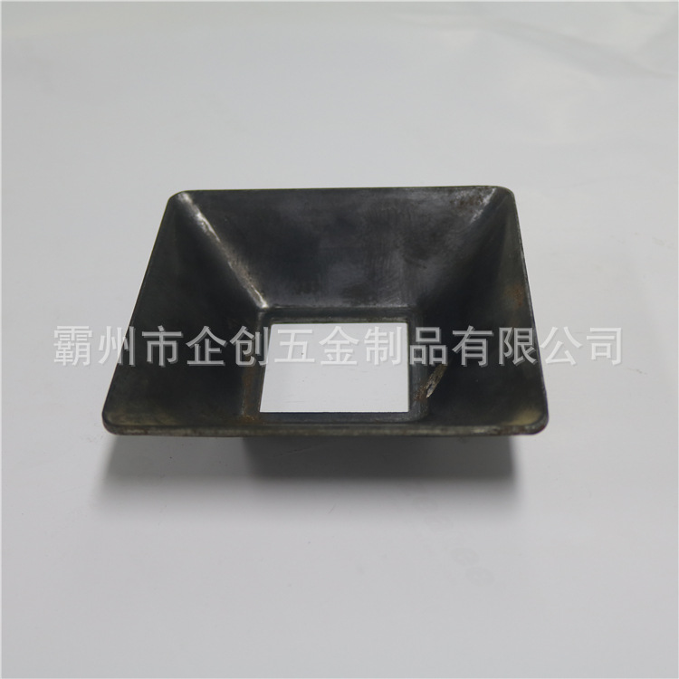 Wholesale of square stacker foot bowls, welded and stamped stacker bowls, adjustable foot stacker frame ankle, square tube foot bowls Specification drawing
