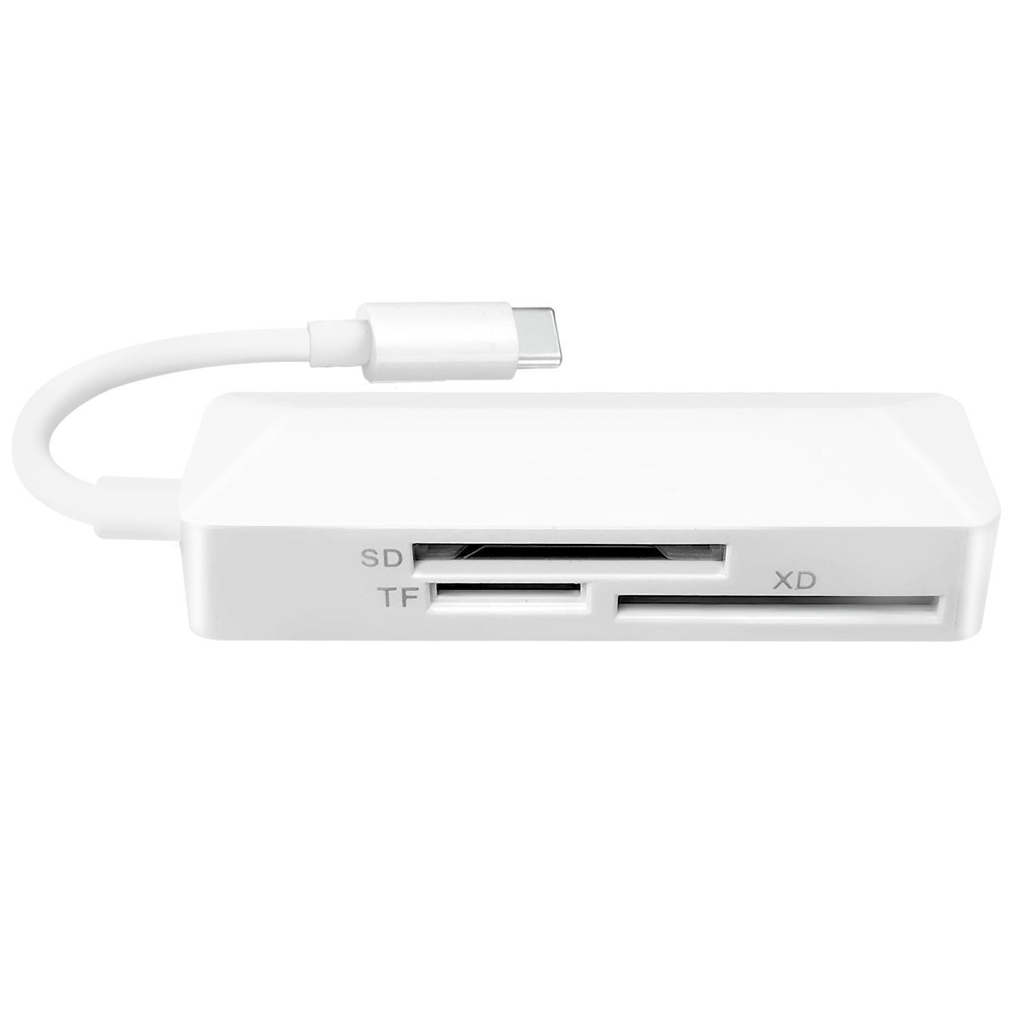 The XD three-in-one TF multi-functional SD card reader is suitable for Pingguo mobile phone tablet type c plug-and-play high-speed Item Picture