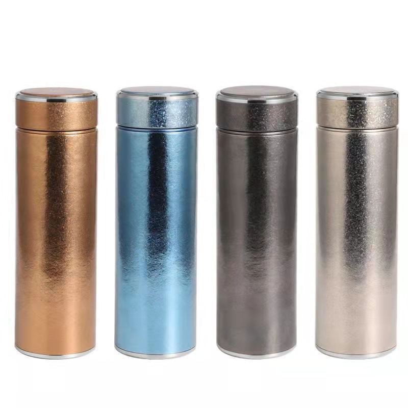 Customized LOGO for high-end men's and women's pure titanium insulated cups, cold preservation, health care and wellness titanium alloy double-layer vacuum water cups Item Picture