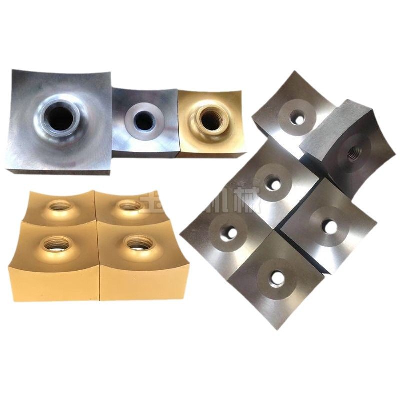 Single-shaft shredder blades, tire shredder parts, square knives, rotor knives, plastic, wood and rubber crushing Item Picture