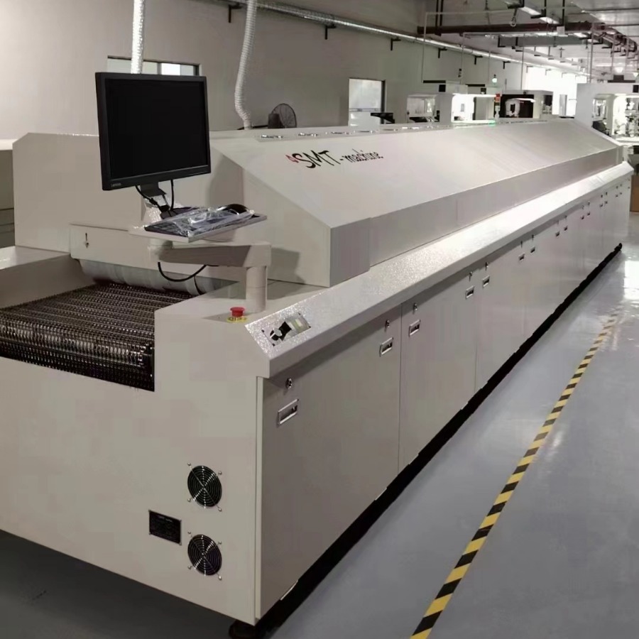 Six-zone, eight-zone, ten-zone and twelve-zone SMT lead-free reflow soldering furnaces details Picture