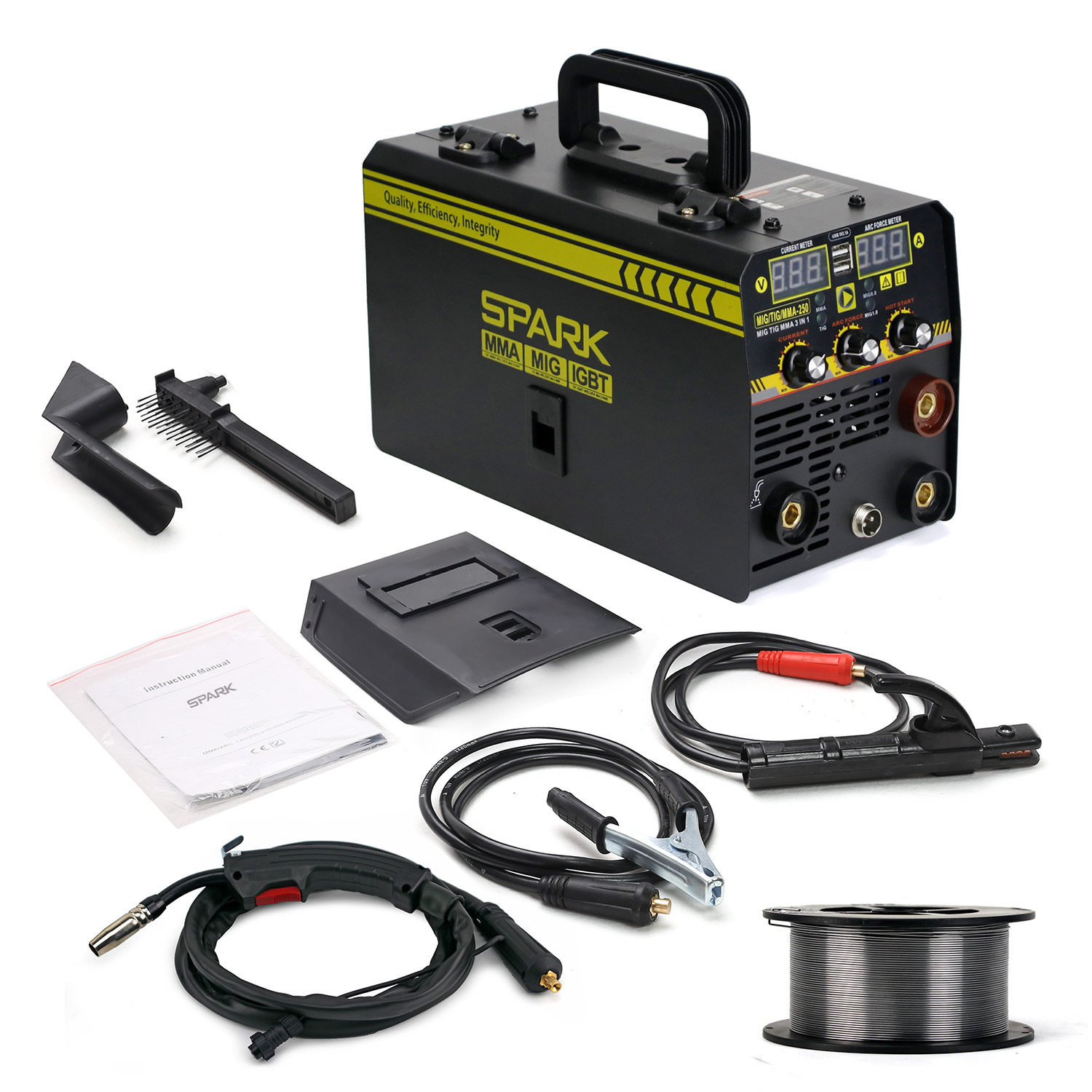 Cross-border search: SPARK gas shielded welding machine, household 220V argon arc welding machine, gas shielded welding machine, three-purpose electric welding machine details Picture