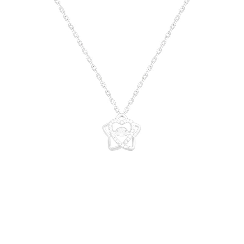 Sweet star necklace, niche zircon pendant, new bestseller in 2024, full-diamond high-end accessory new collarbone chain Item Picture