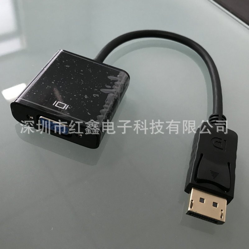 The manufacturer supplies dp to vga high-definition conversion cables that support 1080P DP to VGA computer conversion cables for 1080P details Picture