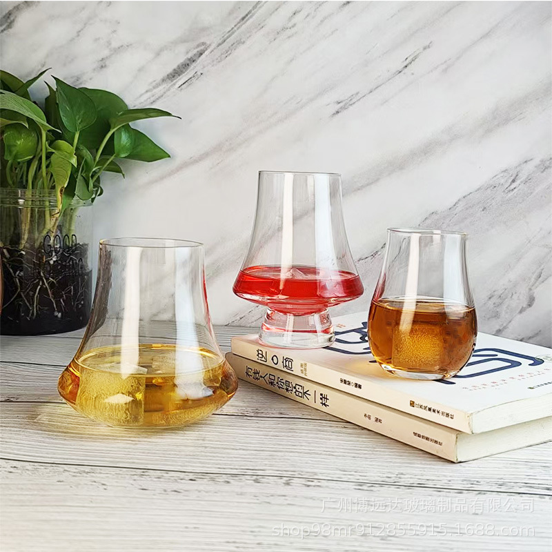 Whisky wine glasses, aroma glasses, tasting glasses, tulip cognac wide-belted glasses, foreign wine glasses, wine sets, brandy glass glasses full figure