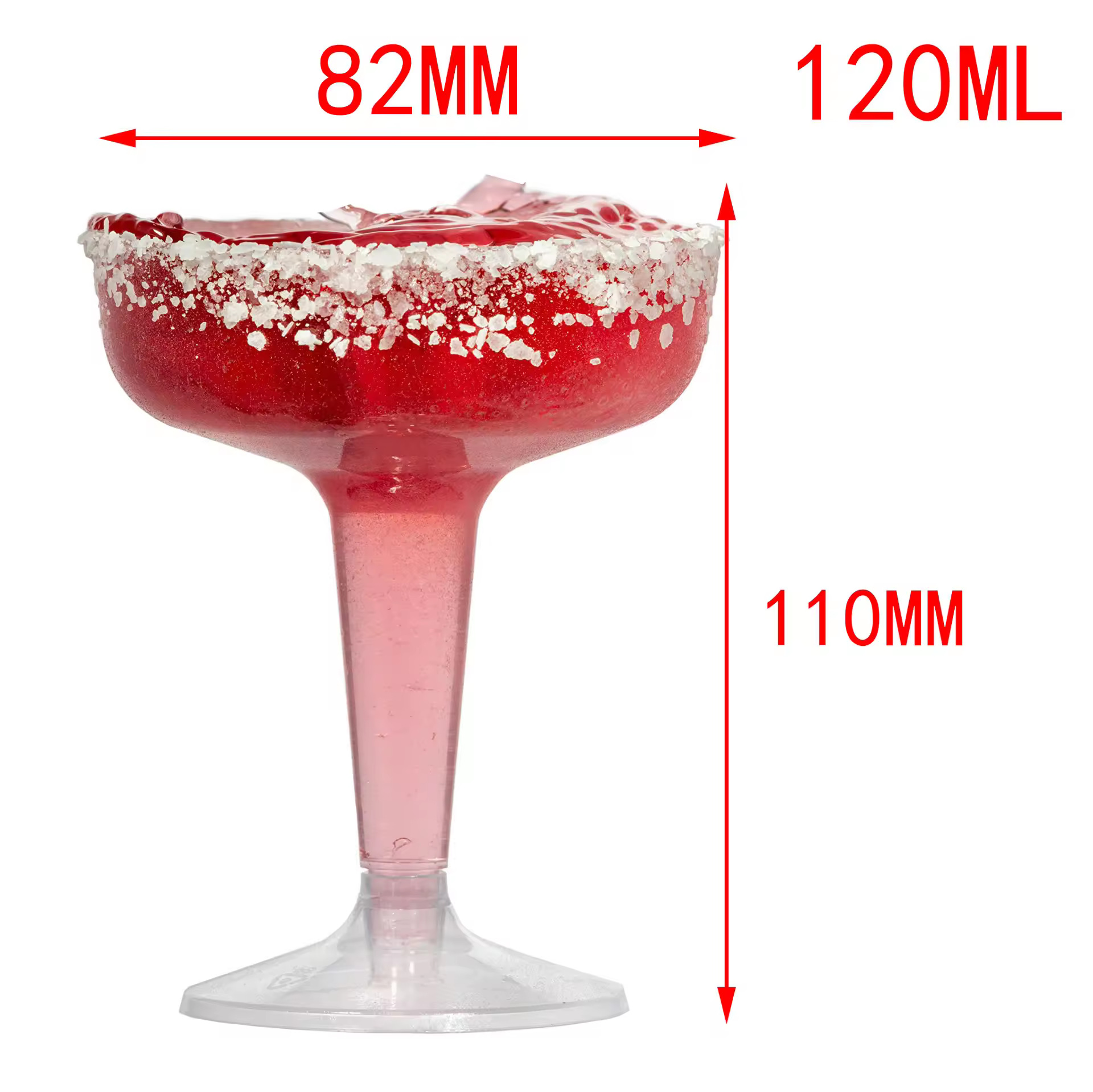 Wholesale disposable plastic cups, party transparent champagne cups, 25 pieces of martini, plastic 160ML cocktail cups Application Scenario