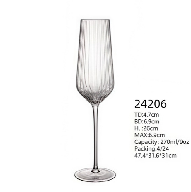 French high-end style ins glass highball glass, sparkling champagne glass, bar cocktail glass, special mix glass, ice cream glass Application Scenario