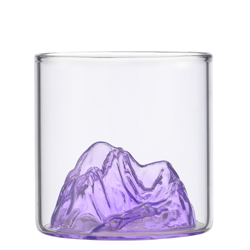 The Qianli Jiangshan Mountain Viewing Cup is a high borosilicate glass cup with a high appearance level. It is a household water cup, a high-temperature resistant cup, and a soundproof bestseller Item Picture