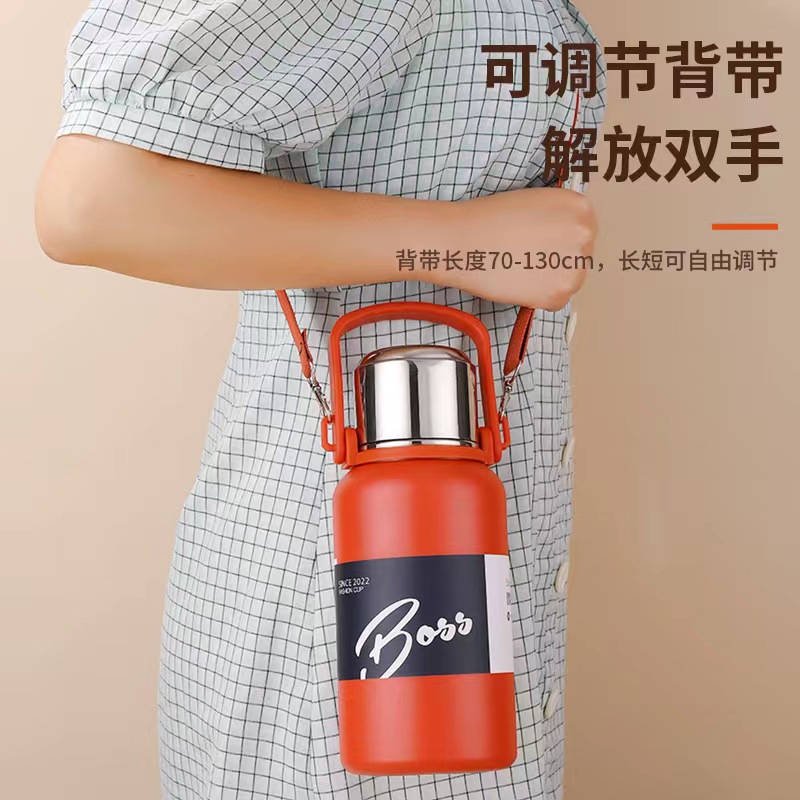Wholesale of high-appearation-level 316 stainless steel insulated cups, large-capacity tea cups, men's and women's outdoor sports insulated water bottles details Picture
