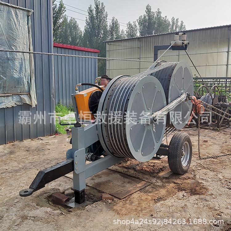 Mobile cable and optical cable laying machine, automatic winding machine, mechanical hydraulic tensioning machine, wire traction equipment Specification drawing