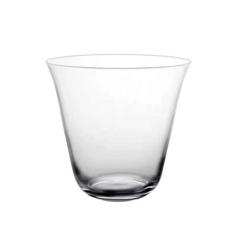 Transparent glass cups, cold drink cups, wide-mouthed iced American latte coffee cups, crystal thin and simple tea cups, cocktail cups Item Picture