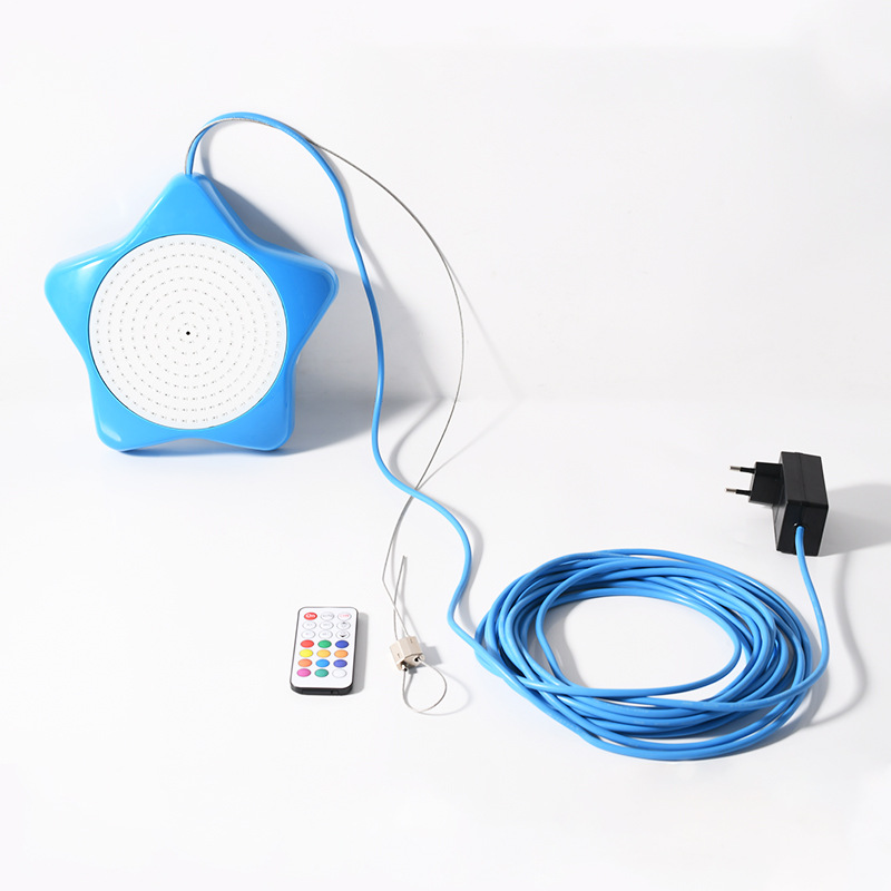 Cross-border exclusive magnetic suspended swimming pool light, seven-color Bluetooth APP underwater light, 20w waterproof ambient pool light Item Picture