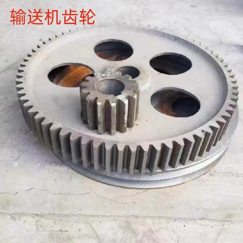 Conveyor gear accessories cast iron spur gear 5-mold industrial transmission sprocket gear complete set details Picture