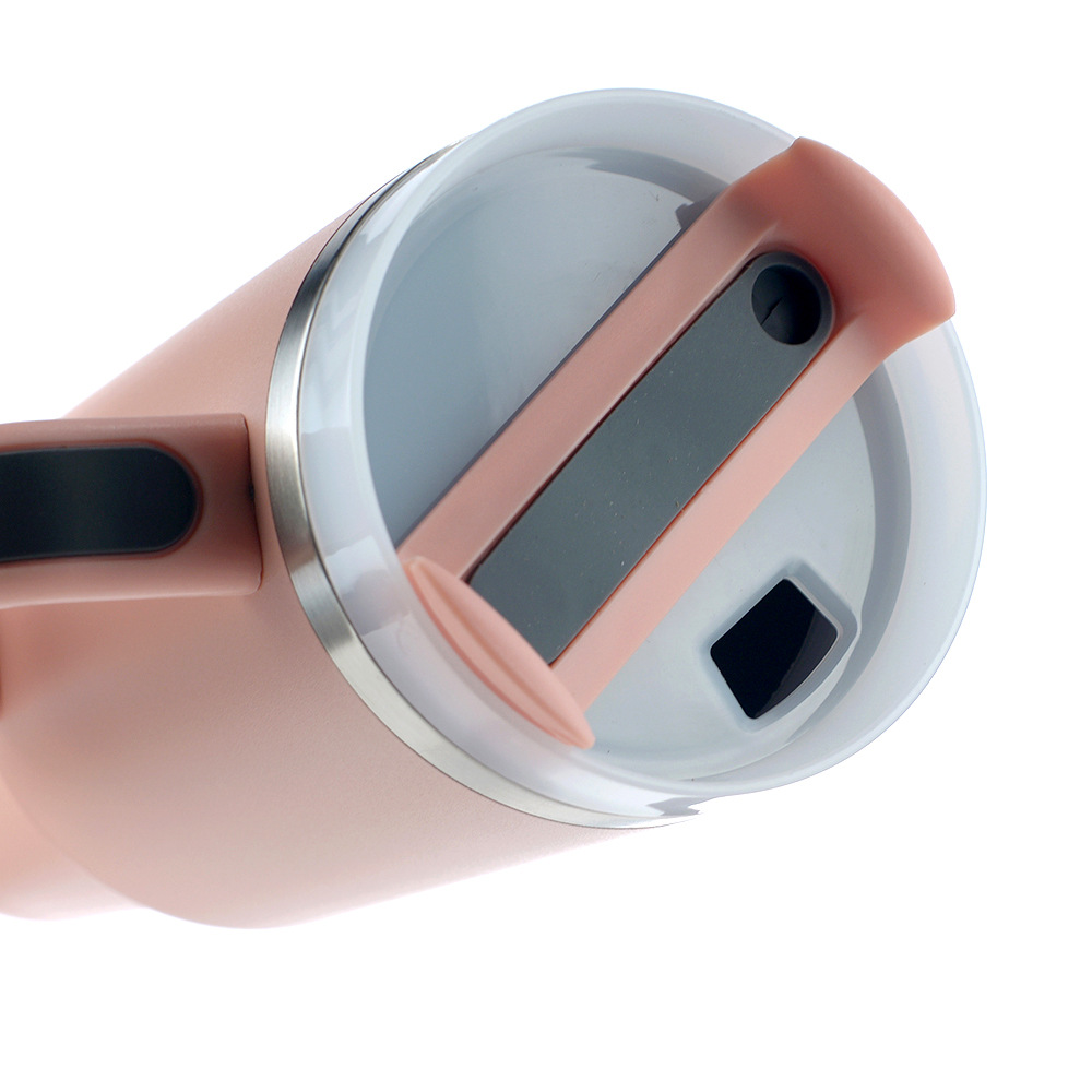 Wholesale of cross-border second-generation 40oz handle cup, car stainless steel insulated cup, large-capacity ice king cup, car water cup details Picture