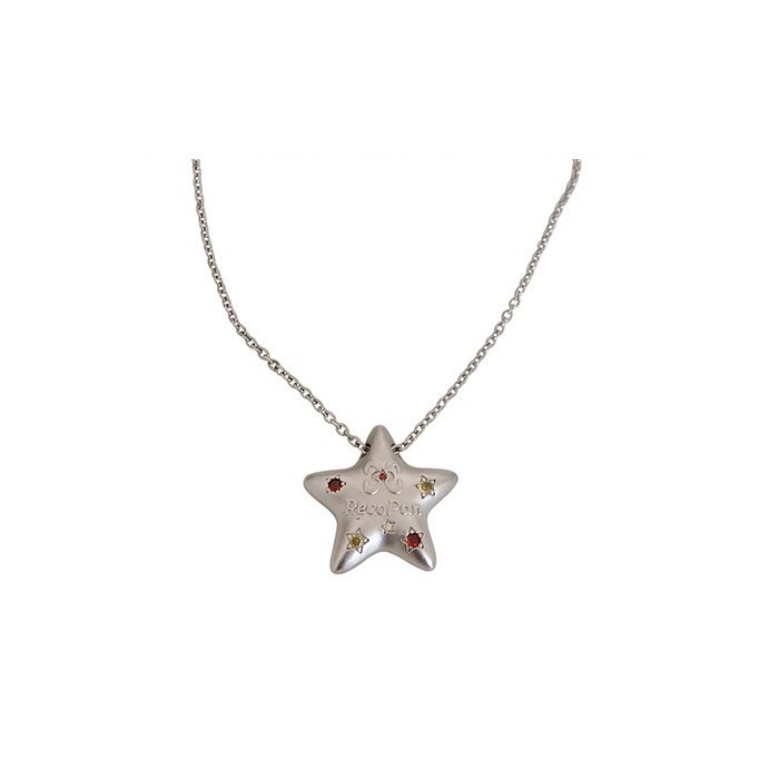 "Lucky Star" Dopamine Little Star necklace, cold style five-pointed star long hoodie chain Pendant, collarbone chain for women Item Picture
