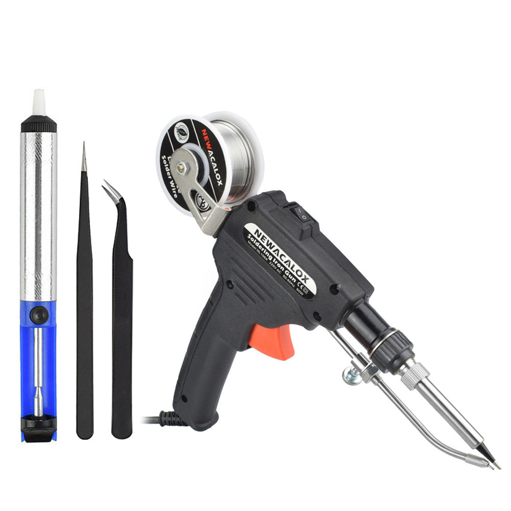 Automatic soldering gun soldering iron set, 60W inner heating switch soldering iron, 220V 110, foreign trade version undefined