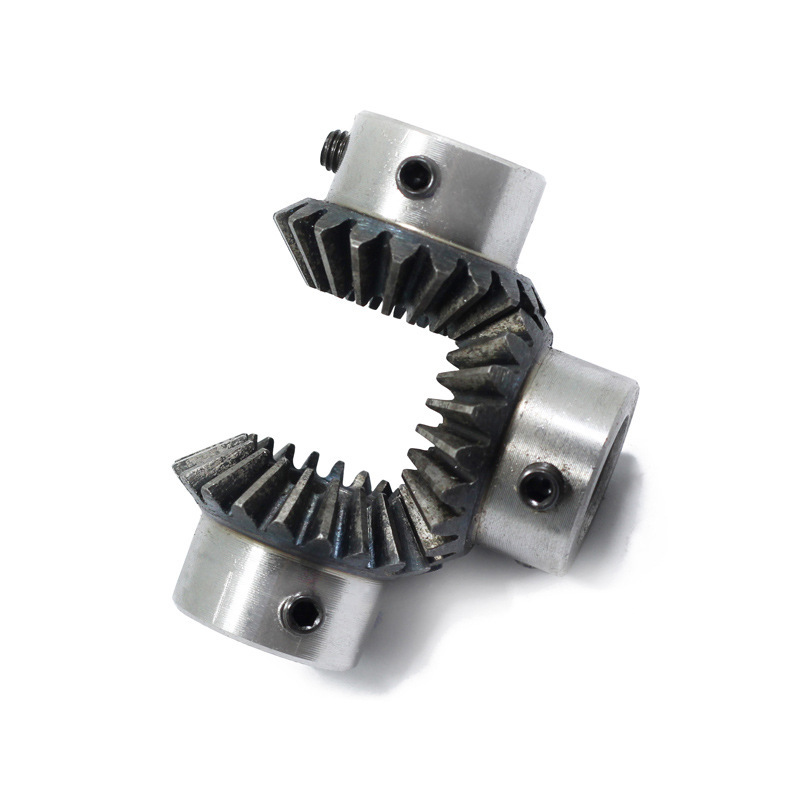 Standard hole bevel gear /90 degrees / 1:1 bevel gear/finished inner hole /45 # steel/quenched/screw hole fixed details Picture