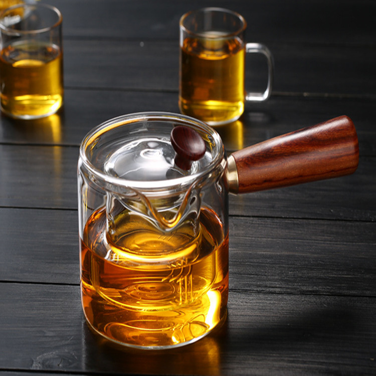 Wholesale fireside tea POTS, thickened high-temperature resistant glass tea POTS, household large-capacity filtering tea POTS, flower tea POTS details Picture