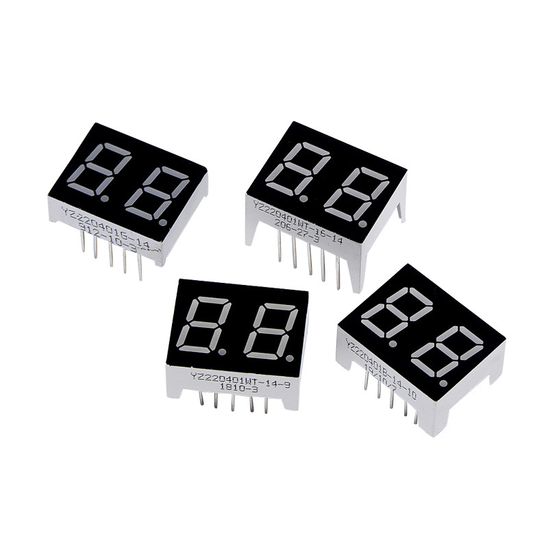 The manufacturer supplies 0.4-inch two-digit digital tube led digital tube display module for common anode and cathode digital screens Item Picture