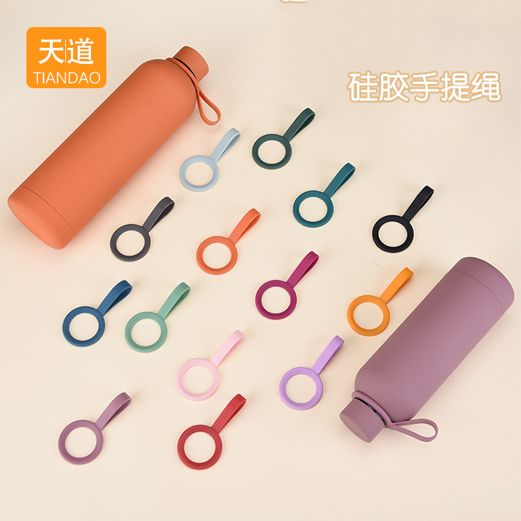 Wholesale of cross-border American-style small-mouth double-layer insulated cups, outdoor camping sports water cups, creative multi-color and simple cups Specification drawing