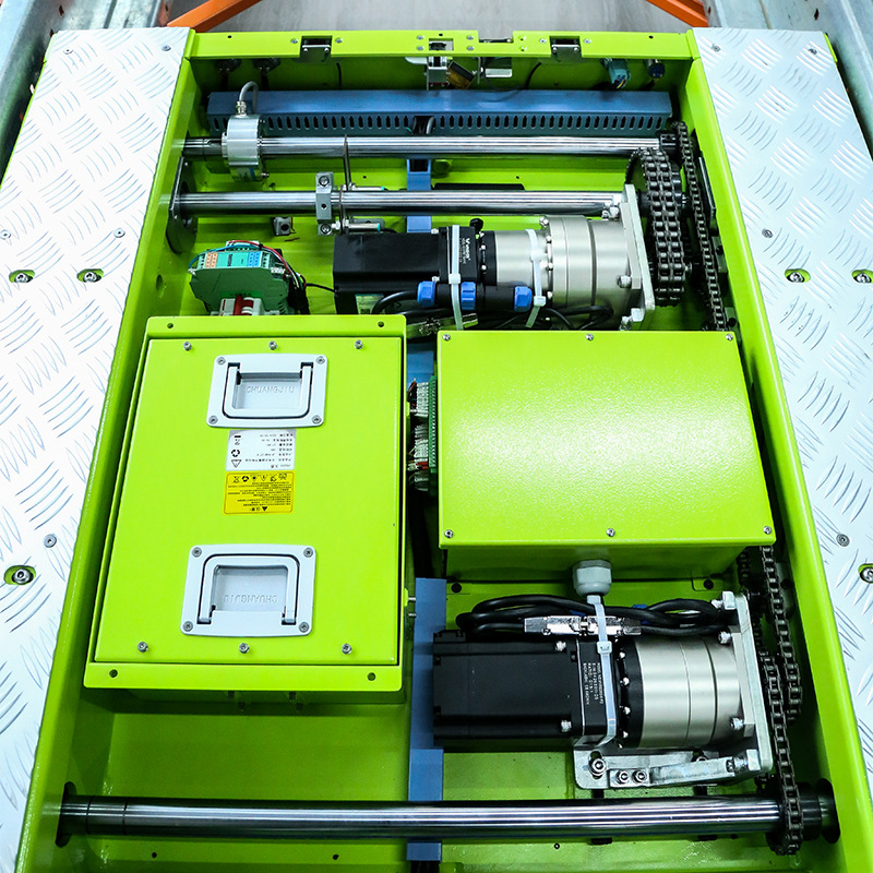 Mingpeng Intelligent two-way shuttle vehicle rack transportation Equipment Manufacturer is equipped with rubber buffer strips and anti-collision sensors Specification drawing