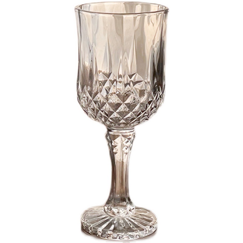ins popular restaurant juice cup, diamond highball cup, pineapple with legs, drink cup, high appearance level glass water cup 3201 Item Picture