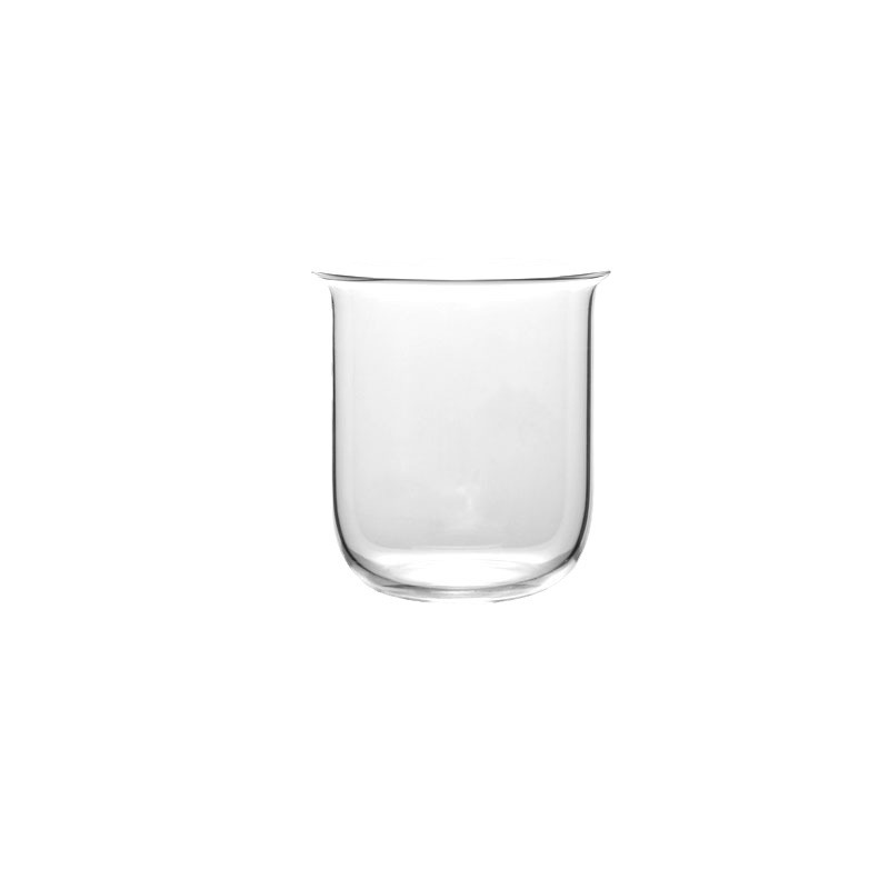 Thickened high borosilicate heat-resistant glass cup, chubby flared round-bottom cup, iced Americano latte coffee cup, cute drink cup Item Picture